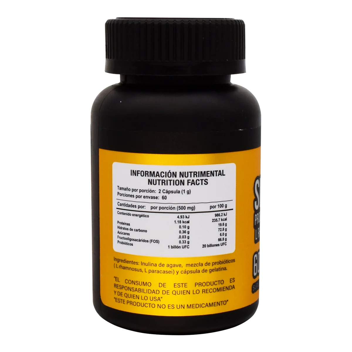 PROBIOTICOS Y PREBIOTICOS 60 CAP AMZ