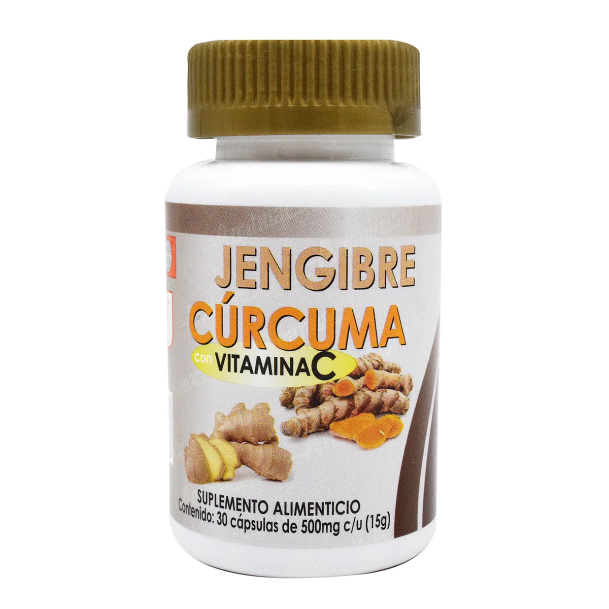 JENGIBRE CURCUMA Y VITAMINA C 30 CAP ANAHUAC