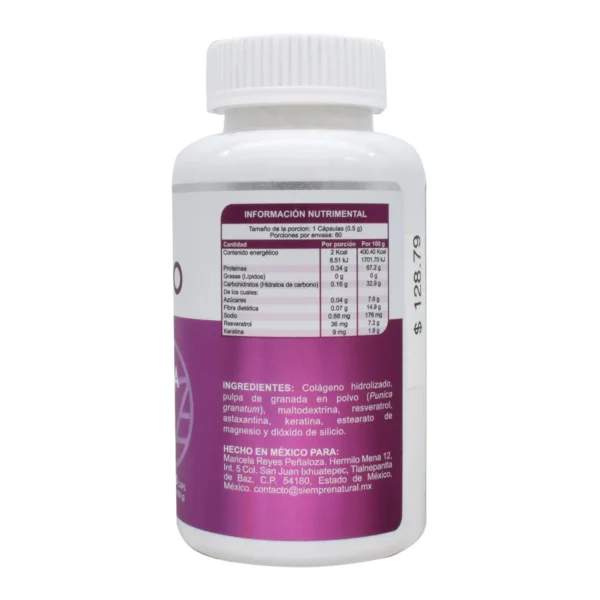 COLAGENO ASTAXANTINA Y KERATINA 60 CAP VITAMIN CENTER