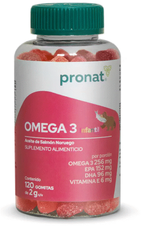 OMEGA 3 INFANTIL 120 GOMITAS PRONAT
