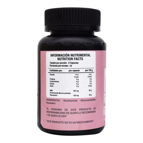 NMN MAS RESVERATROL 60 CAPS