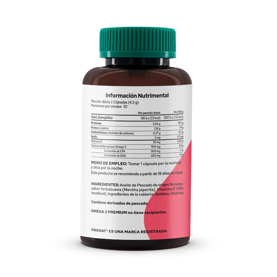 OMEGA 3 PREMIUM DE ALTA CALIDAD & ABSORCIÓN