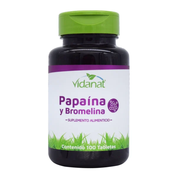 PAPAINA Y BROMELINA 100 TAB