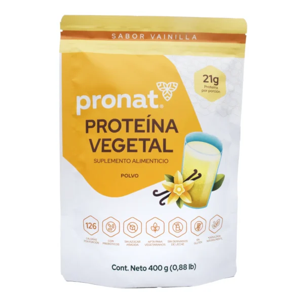 PROTEVAINILLA PROTEINA VEGETAL VAINILLA 400 G PRONAT