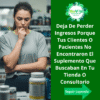 ¿Recetas Suplementos O Tienes Una Tienda De Suplementos?, Checa Esta Info ⬅️