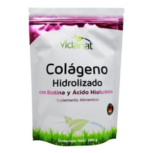 COLAGENO HIDROLIZADO PURO CON BIOTINA Y ACIDO HIALURONICO 300 G