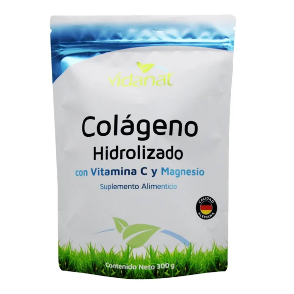 COLAGENO HIDROLIZADO PURO CON VITAMINA C Y MAGNESIO 300 G