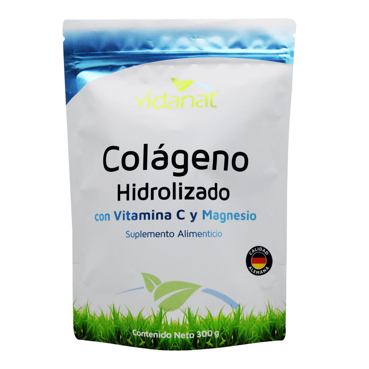 COLAGENO HIDROLIZADO PURO CON VITAMINA C Y MAGNESIO 300 G