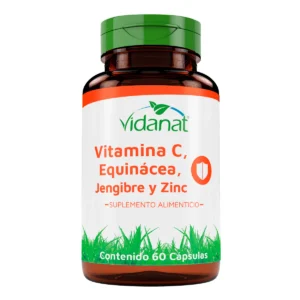 VITAMINA C EQUINACEA JENGIBRE ZINC VITAMINA C EQUINACEA JENGIBRE Y ZINC 60 CAPS