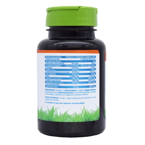 VITAMINA C EQUINACEA JENGIBRE Y ZINC 60 CAPS