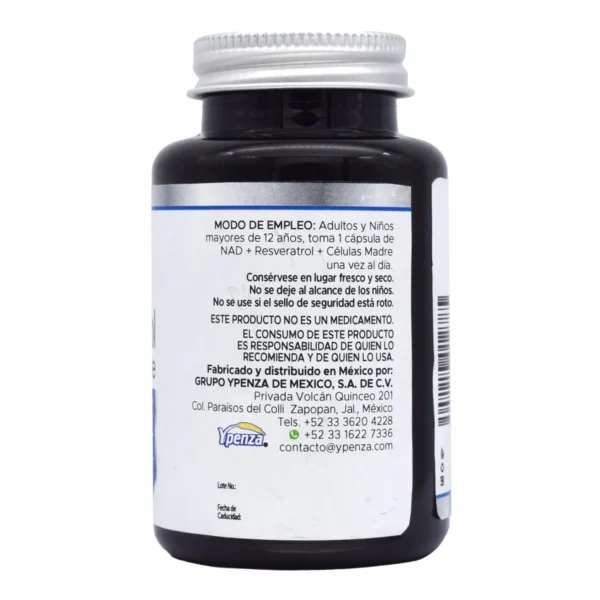 NAD RESVERATROL CELULAS MADRE 30 CAPS