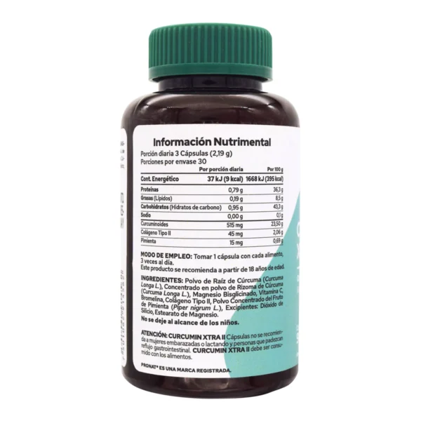 CURCUMIN XTRA II 90 CAP PRONAT