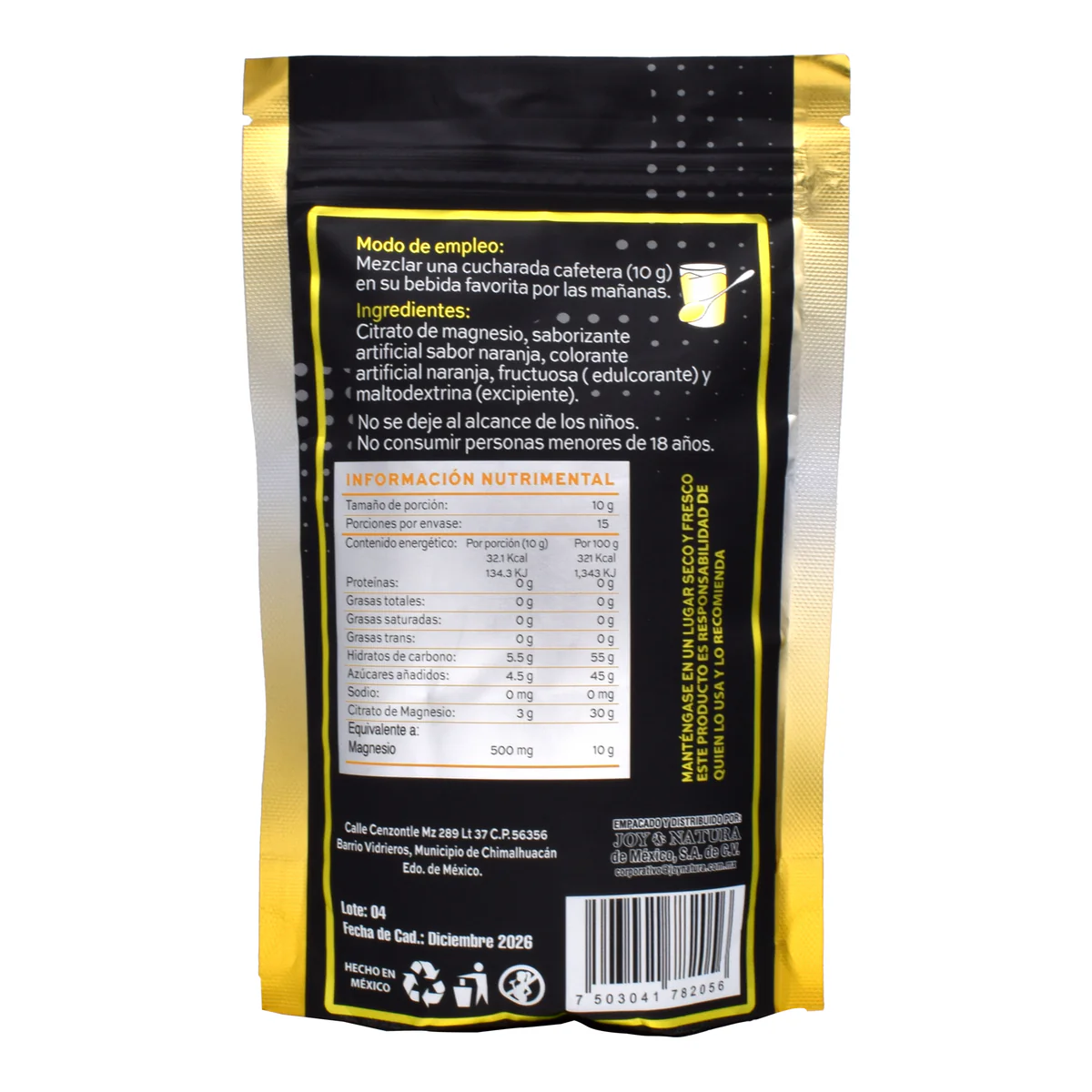 Citrato De Magnesio 150 G
