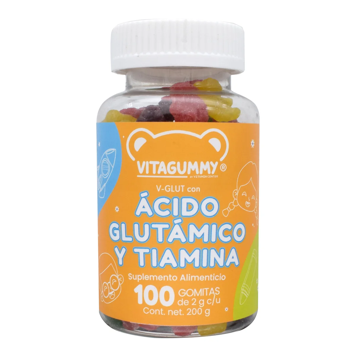 ACIDO GLUTAMICO Y TIAMINA 200 G VITAGUMMY
