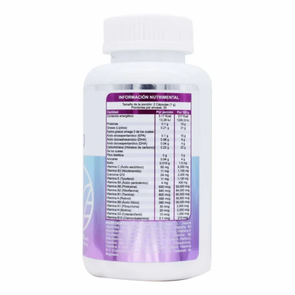 MULTIVITAMINICO MUJER 50 MAS 60 CAP VITAMIN CENTER