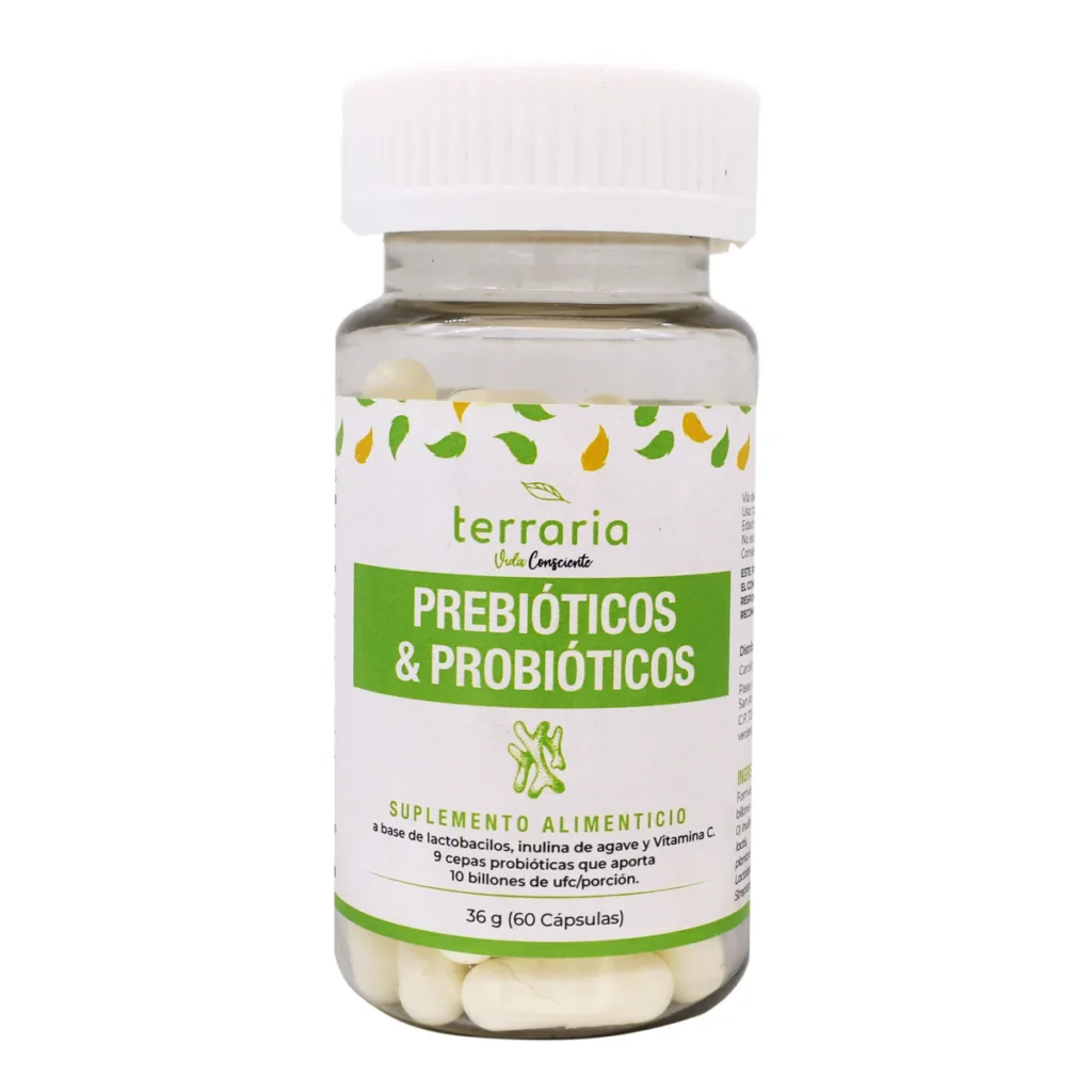 Prebióticos y Probióticos 60 capsulas