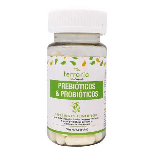 Prebióticos y Probióticos 60 capsulas