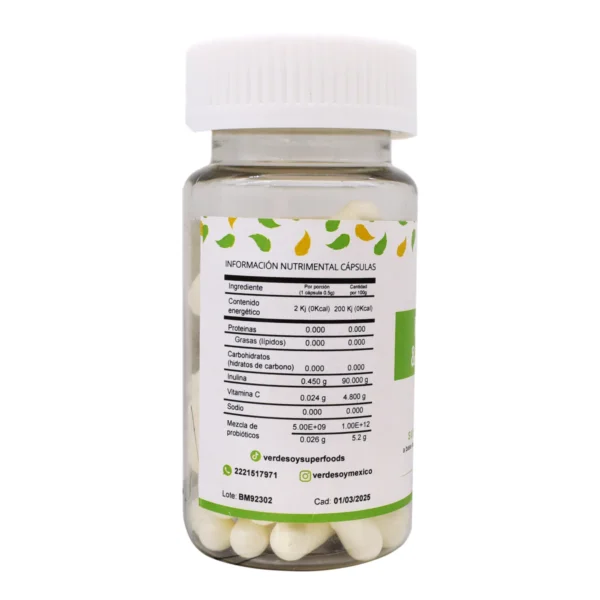 Prebióticos y Probióticos 60 capsulas