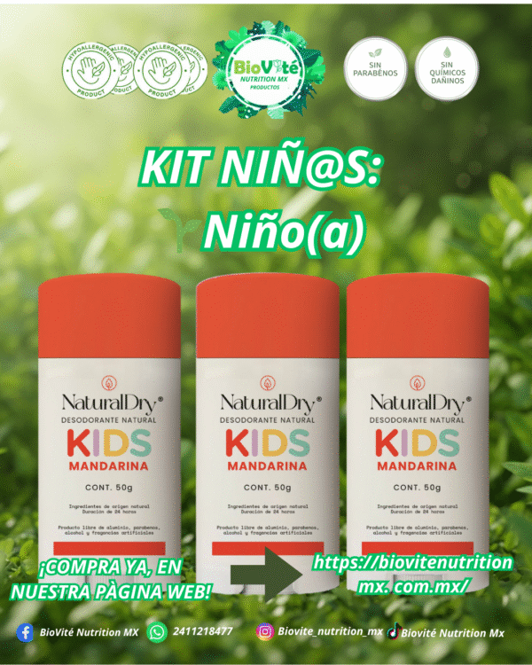 KIT DESODORANTE NATURAL 25% OFF