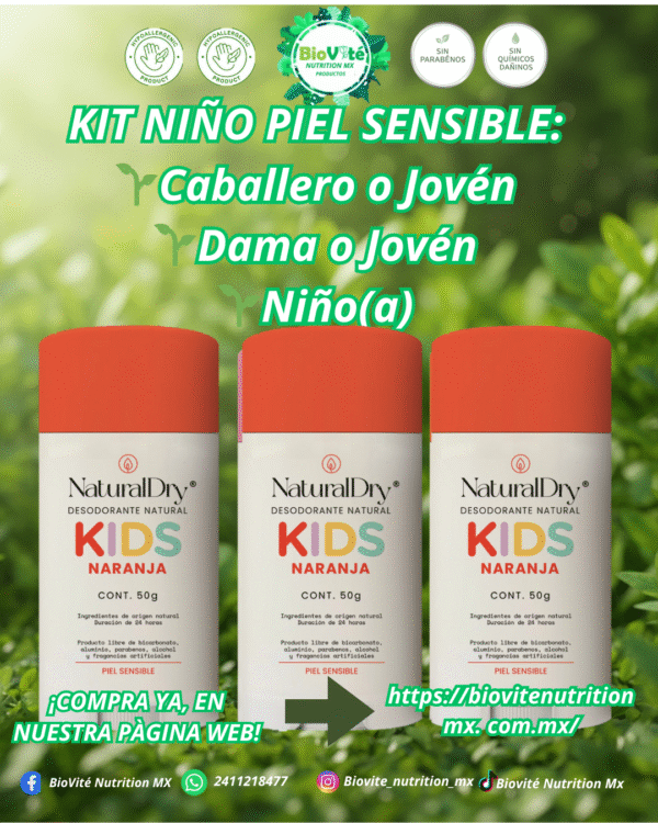 KIT DESODORANTE NATURAL 25% OFF
