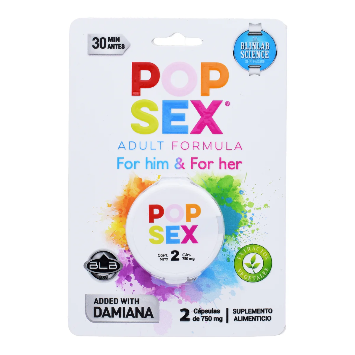 Pop Sex 2 Cap (Vigorizante Natural Para EL/ELLA)🔥