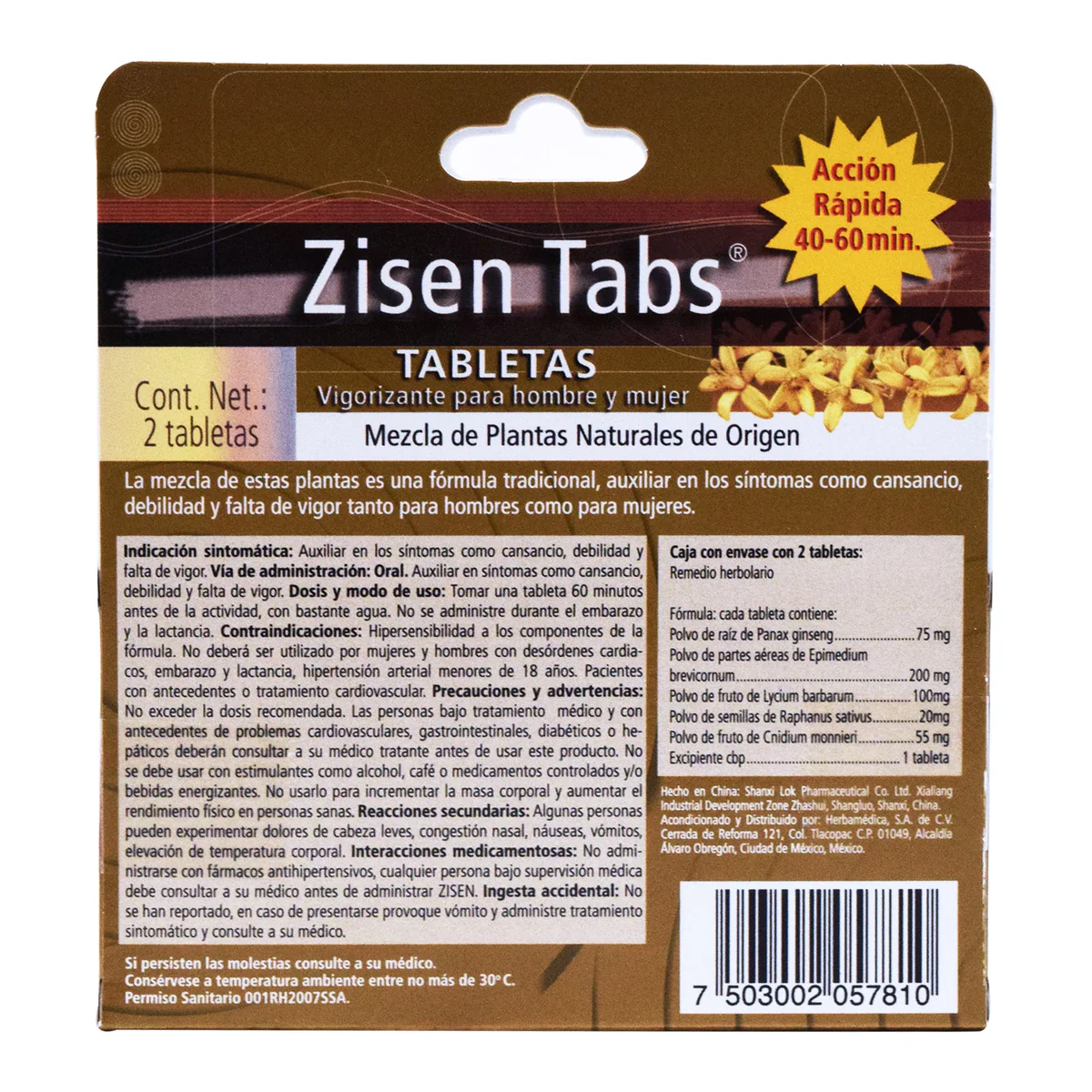 The Sensual Tea Tabletas