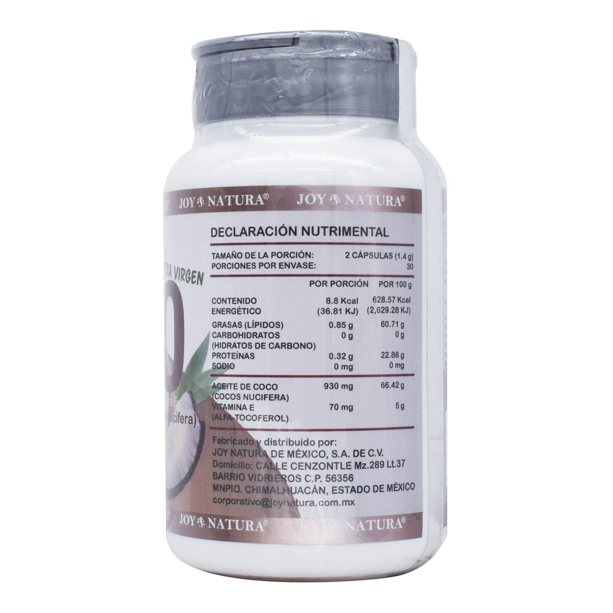 Aceite De Coco 60 Capsulas