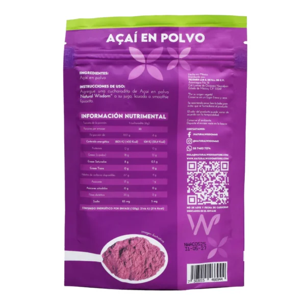 ACAI EN POLVO2 Acai En Polvo 120 G