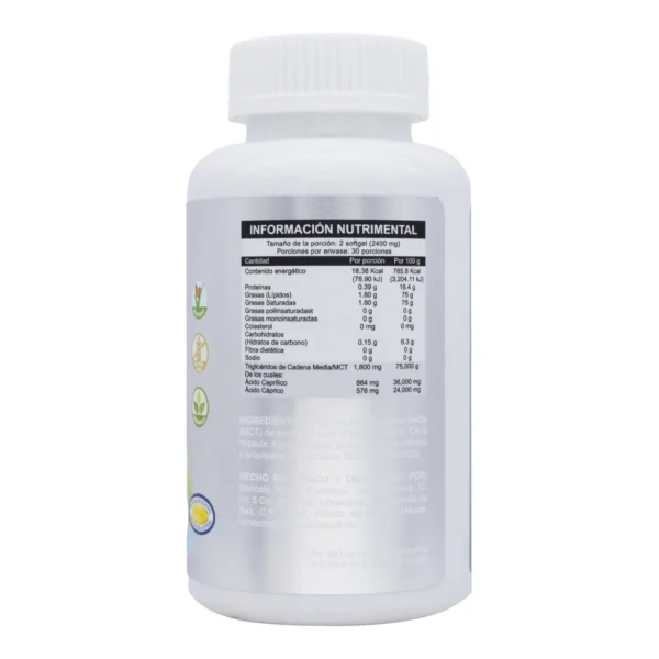 ACEITE DE COCO CAPS2 Aceite De Coco 60 Capsulas