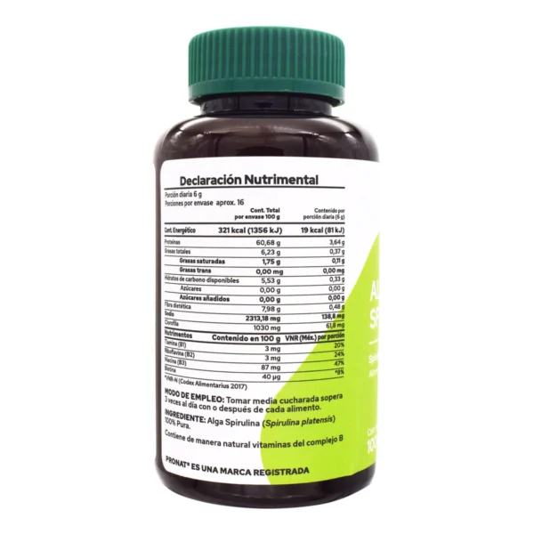 Alga Spirulina 100 G