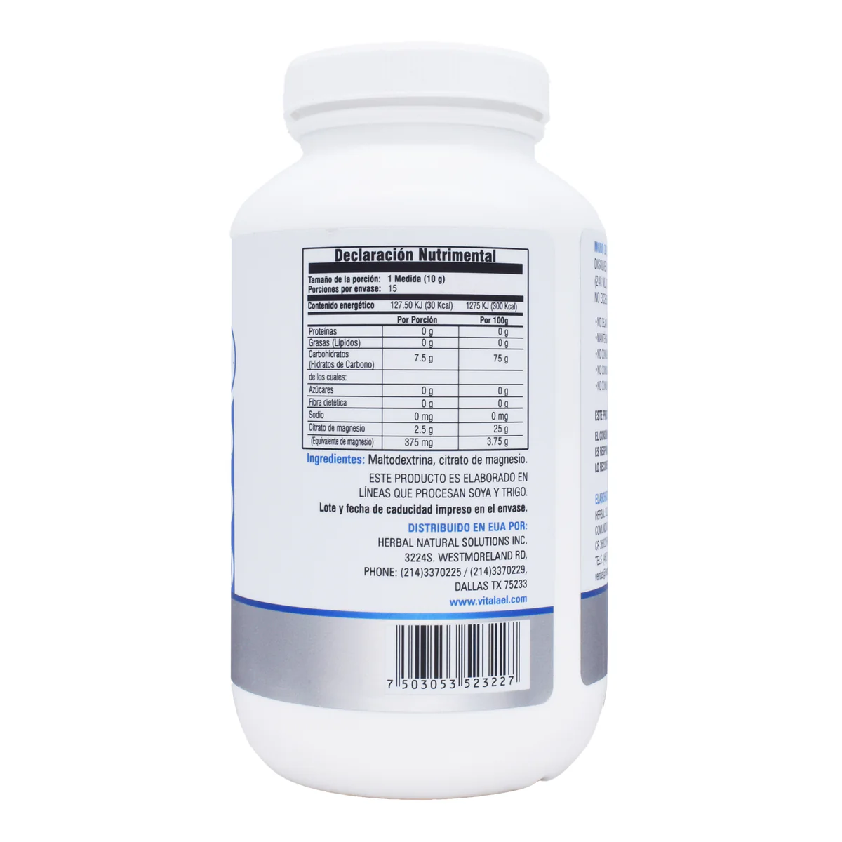 Citrato De Magnesio Natural 150 G