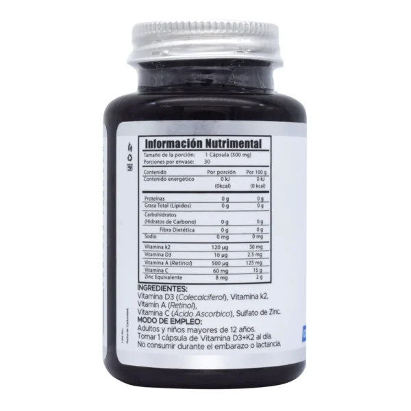 Vitamina D3 Mas K2 30 Caps