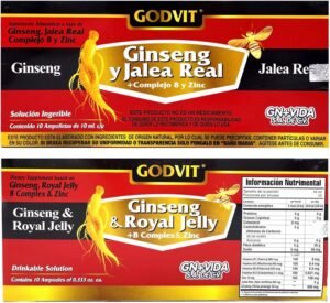 Ginseng 10 Ampolletas