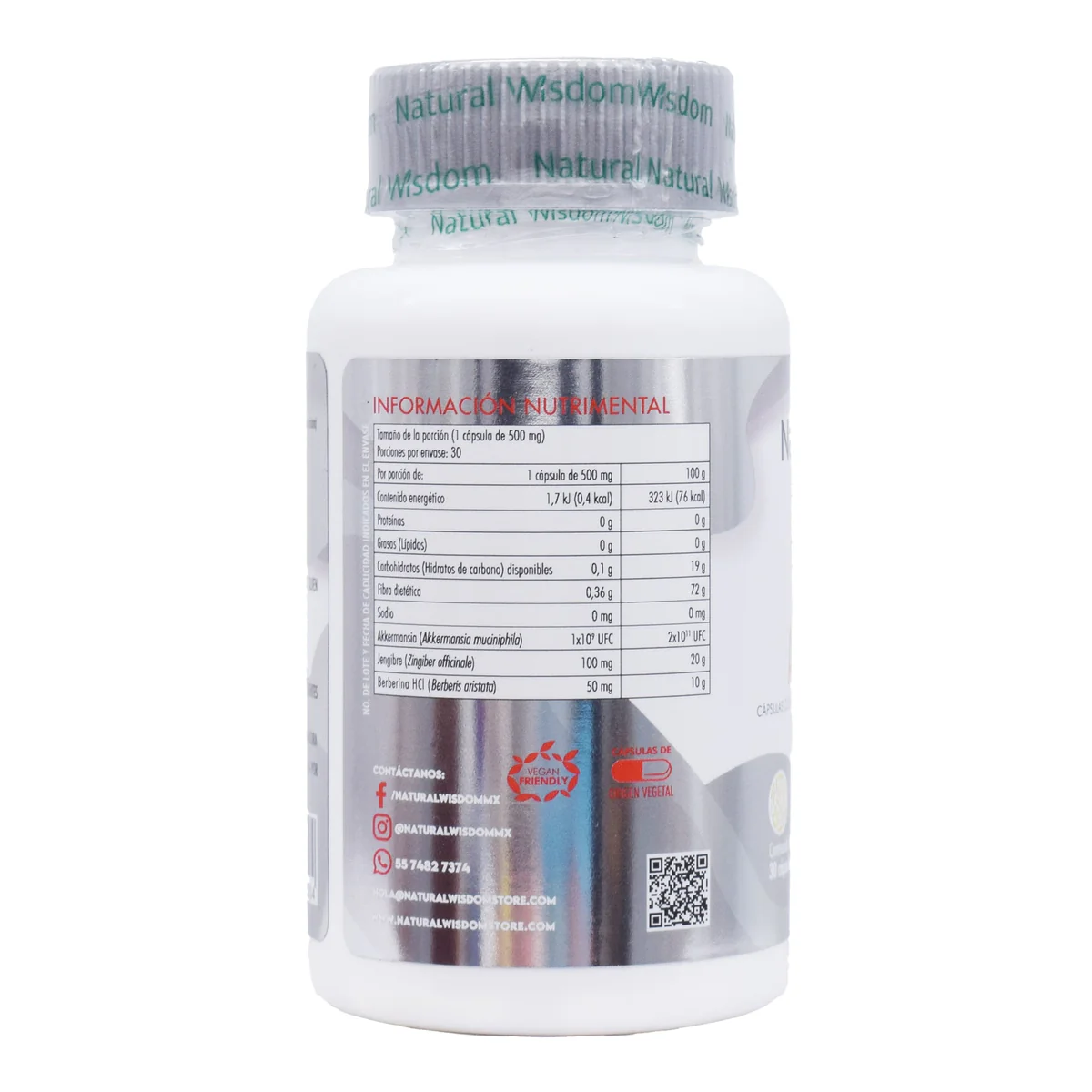 GLP-1 CAPS Glp-1 Akkermansia 30 Capsulas