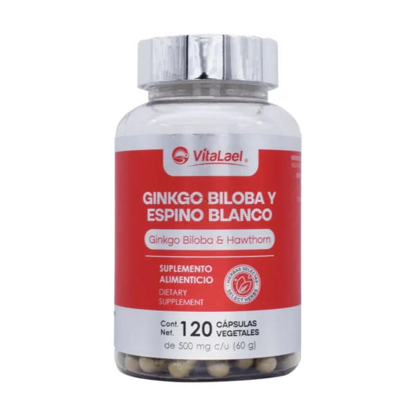 Ginkgo Biloba Y Espino Blanco 120 Cap Ginkgo Biloba Y Espino Blanco 120 Caps