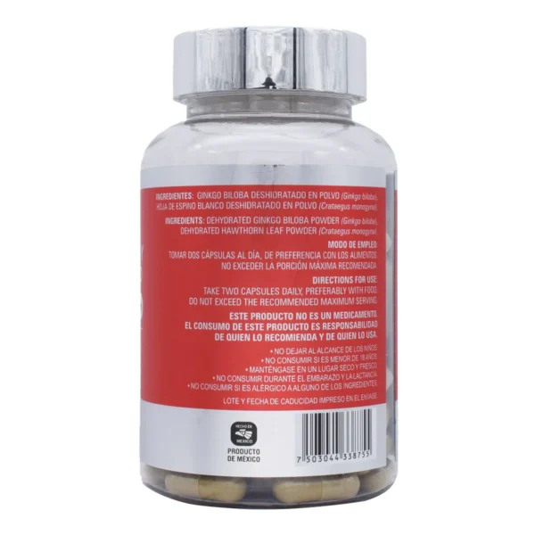 Ginkgo Biloba Y Espino Blanco 120 Cap34 Ginkgo Biloba Y Espino Blanco 120 Caps