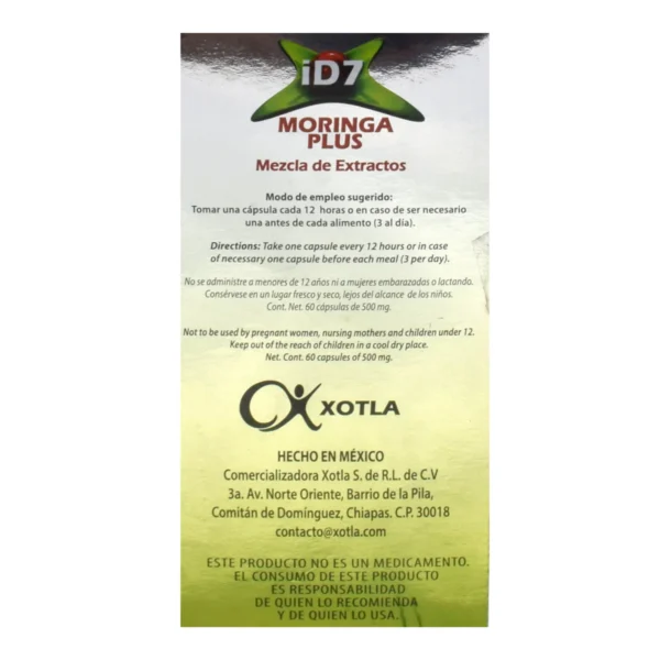Moringa Plus 60 Cápsulas