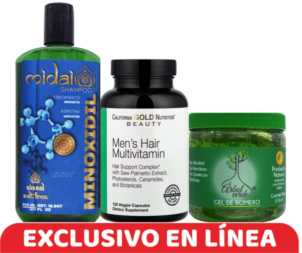 SOPORTE HORMONAL (2) KIT ALOPECIA INTEGRAL MEJORADO