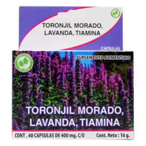 Toronjil Morado 40 Caps Toronjil Morado 40 Capsulas