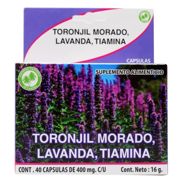 Toronjil Morado 40 Capsulas