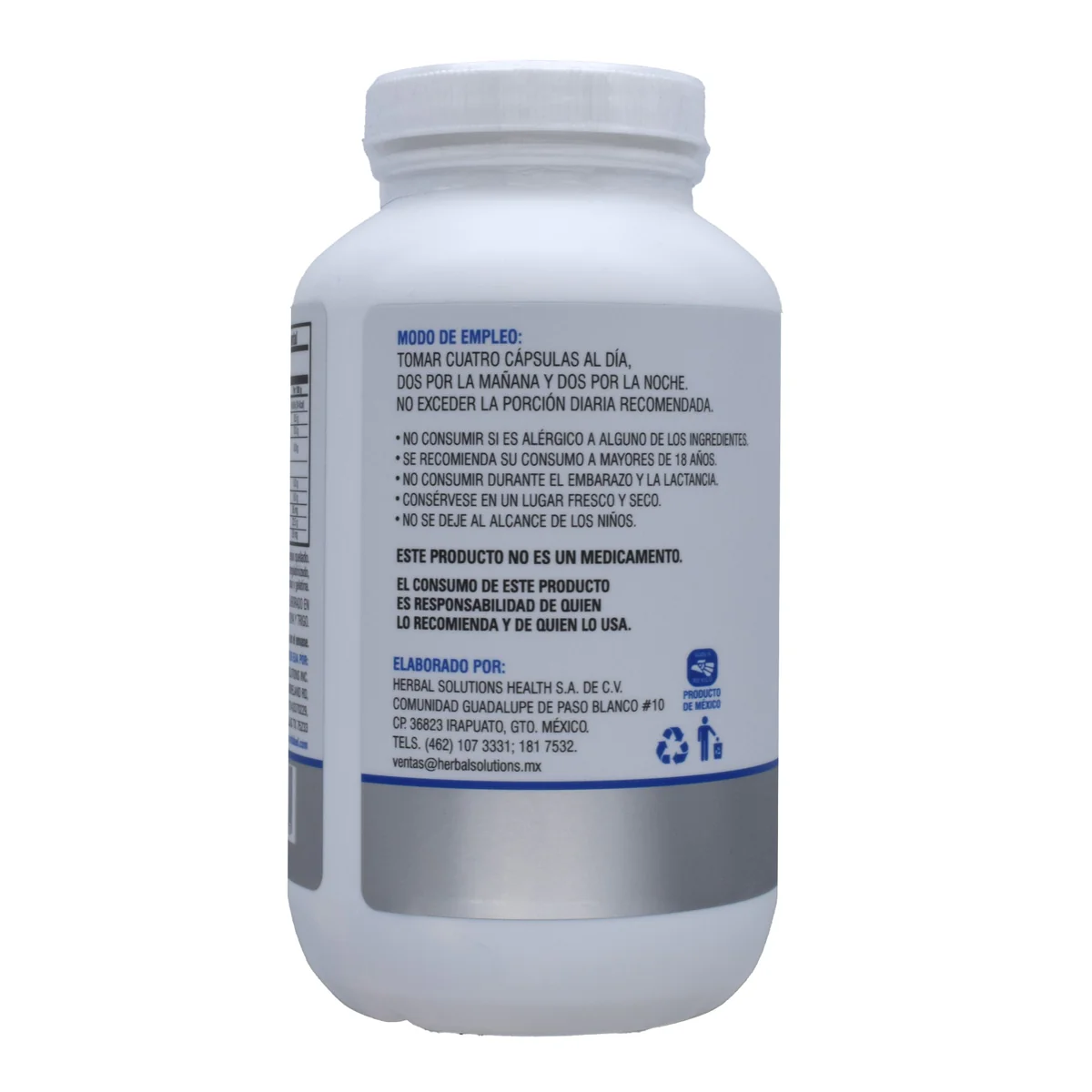 Bisglicinato De Magnesio Quelado 120 Capsulas