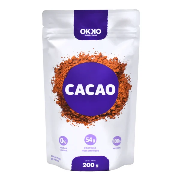 cacao organico Cacao Puro 200 G