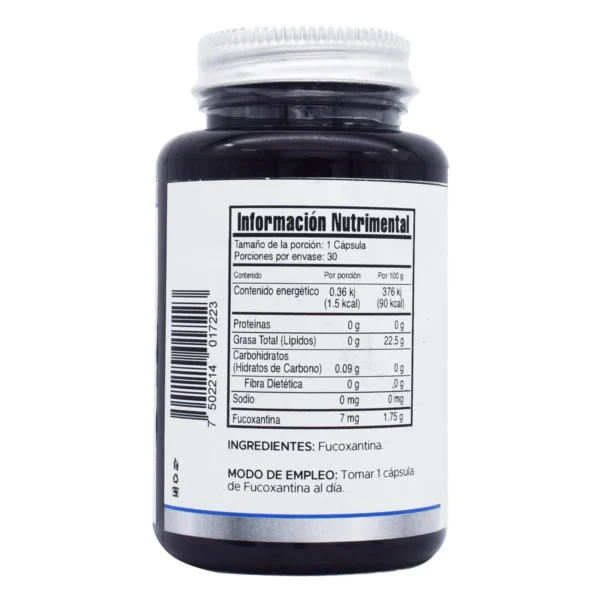 Fucoxantina 30 Cápsulas