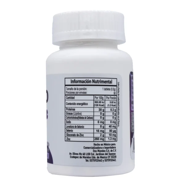 Selenio Zinc 90 Tabletas