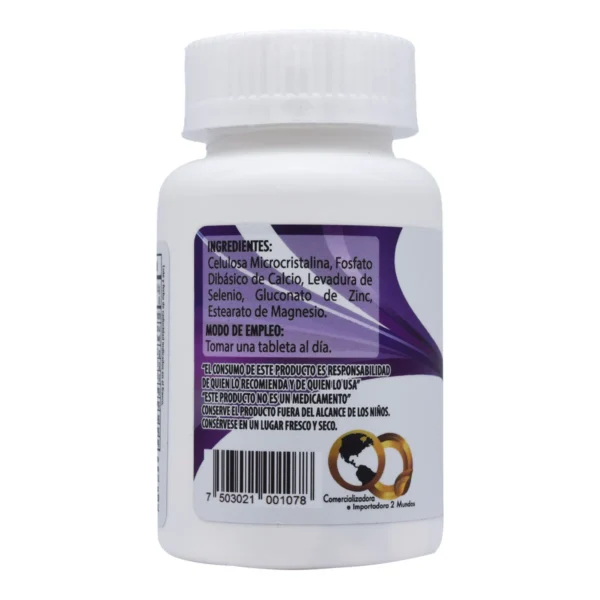 Selenio Zinc 90 Tabletas