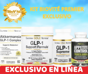 KITS BIOVITÉ PREMIER EXCLUSIVOS (3) KIT PREMIER OZEMPIC, WEGOVY, TRULICITY, MOUNJARO, SAXENDA, RYBELSUS NATURAL