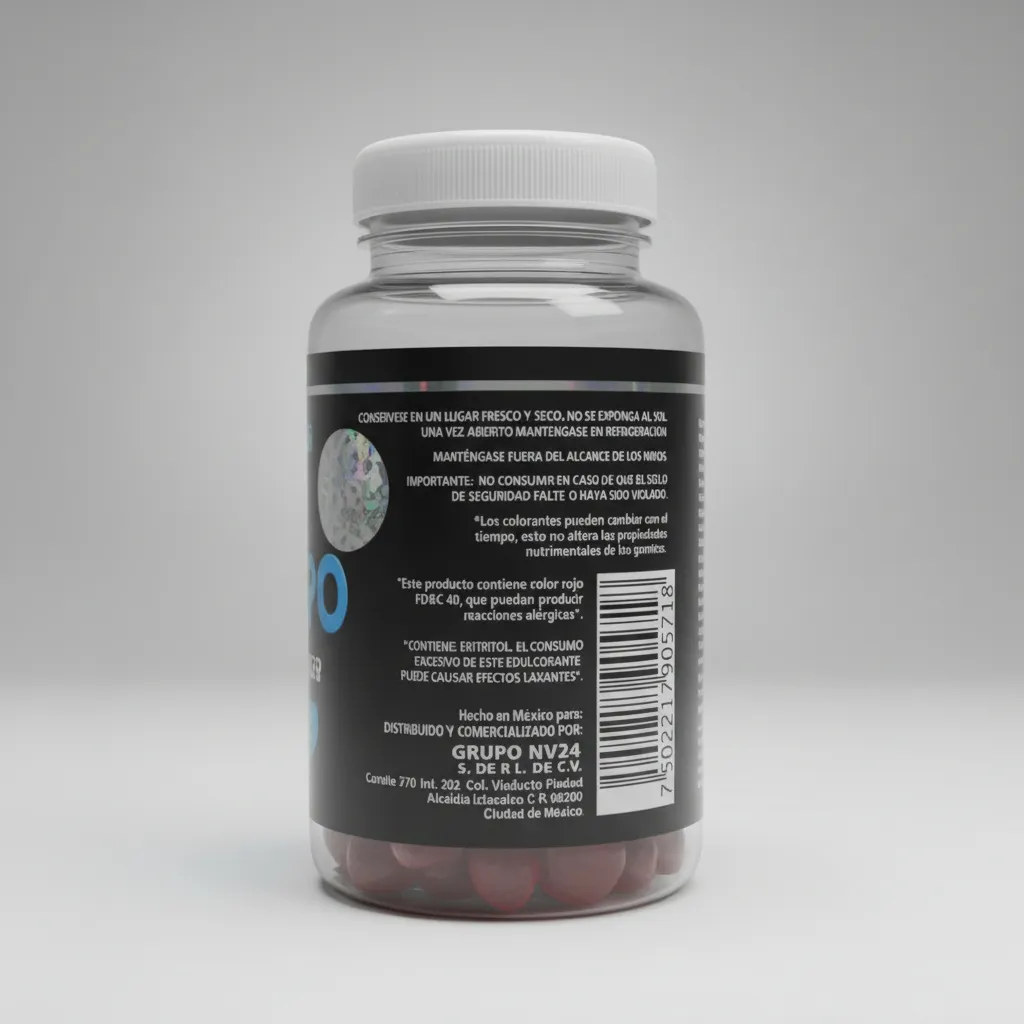 GOMITAS CITRATO DE MAGNESIO C/60 C/3GR sabor mandarina