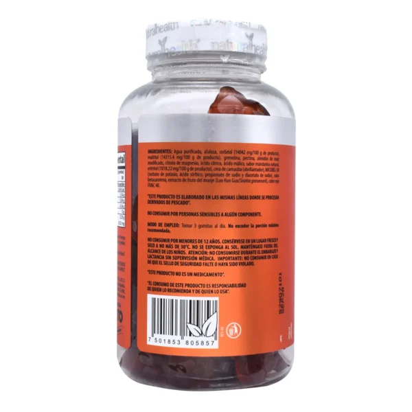 CITGOMITA23 Citrato De Magnesio Mandarina 90 Gomitas