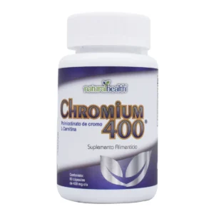 chr400 Policolinato de Cromo 400 Con L Carnitina 60 Caps